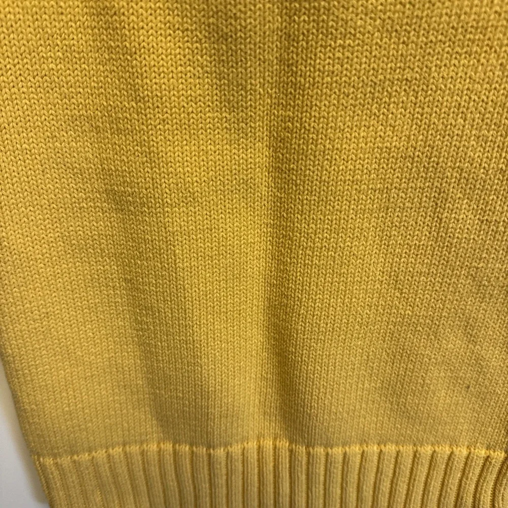 GYMBOREE Girls Yellow Cable Knit Sweater w/Flower Buttons‎ XS 3-4